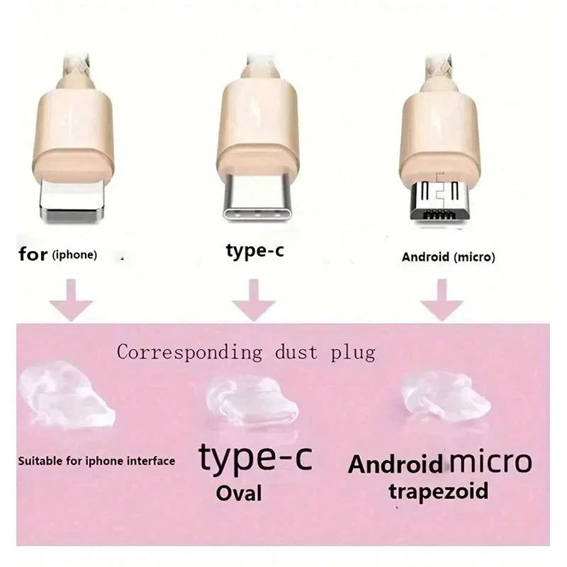 Diamond Star Phone Dust Plug - The Pink Controller 