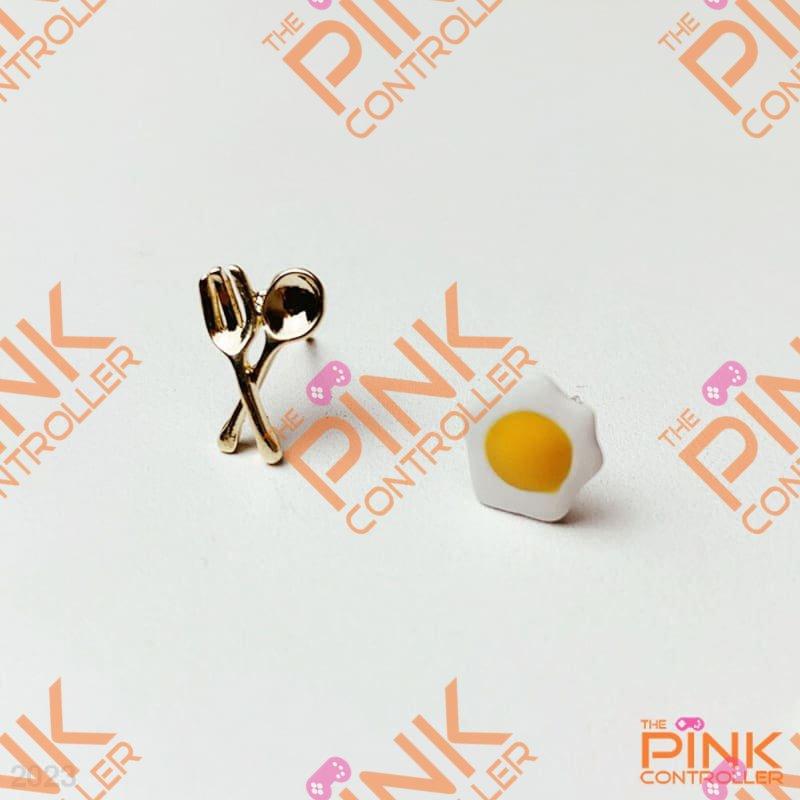 Eggy Earrings - The Pink Controller 