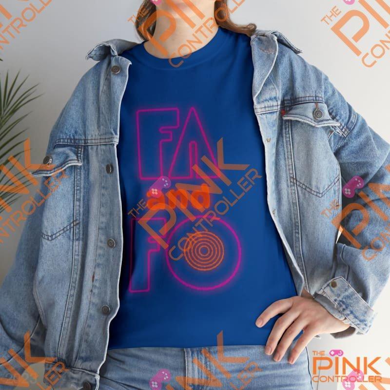 FA and FO Cotton Tee - The Pink Controller 