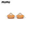 Fall Spice Dessert Acrylic Stud Earrings by Mumu - The Pink Controller 