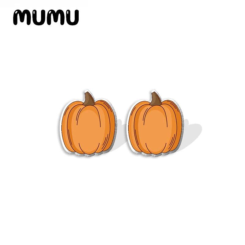 Fall Spice Dessert Acrylic Stud Earrings by Mumu - The Pink Controller 