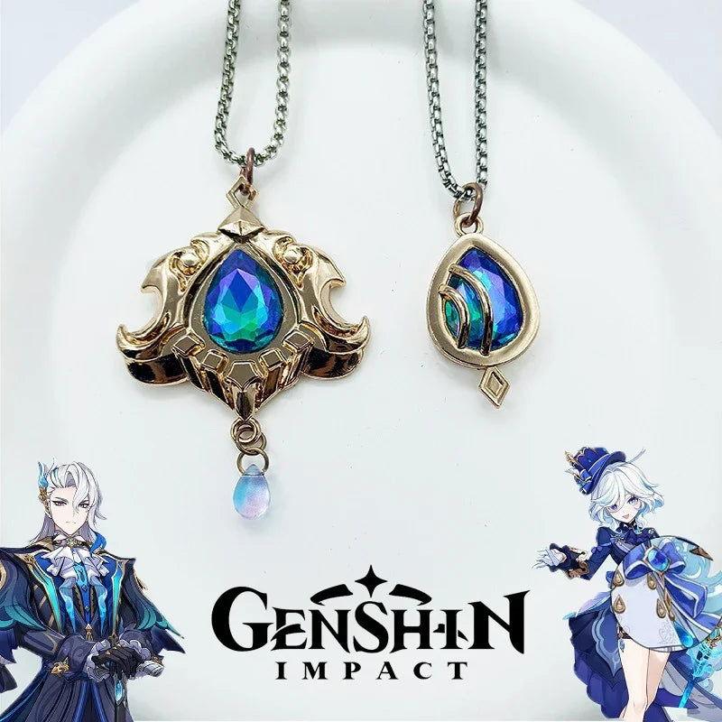 Genshin Impact Fontaine Furina Neuvillette Jewelry Set - The Pink Controller 