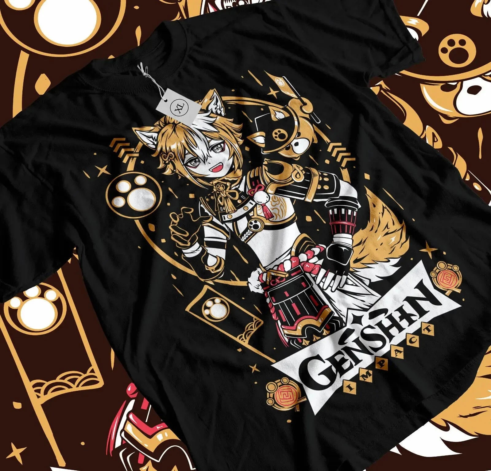 Genshin Impact Gorou T-Shirt - The Pink Controller 