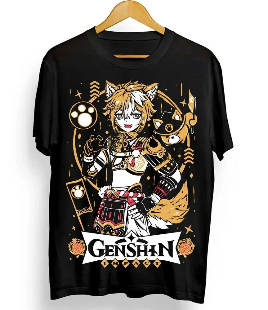 Genshin Impact Gorou T-Shirt - The Pink Controller 