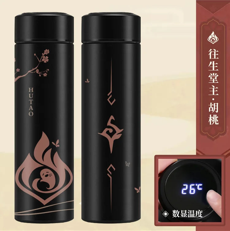 Genshin Impact LED Digital Water Bottle-15