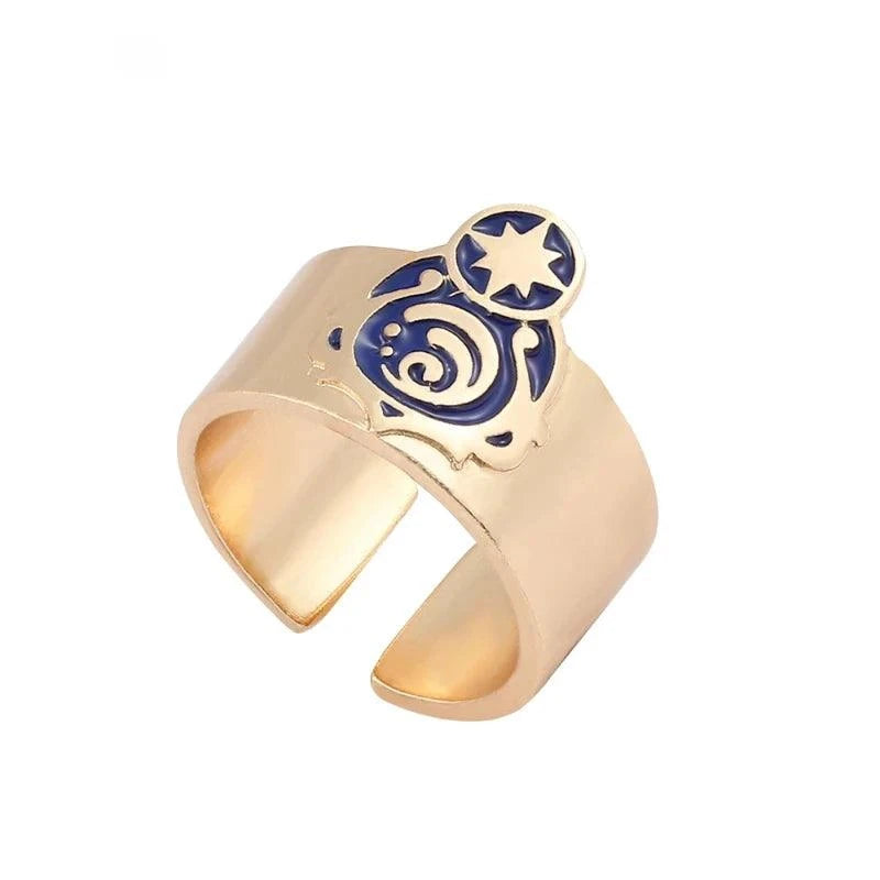 Genshin Impact Neuvillette-Couple Rings - The Pink Controller 