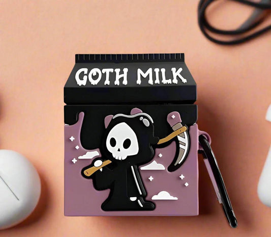 Goth Milk Case Cover for AirPods-The Pink Controller - The Pink Controller 