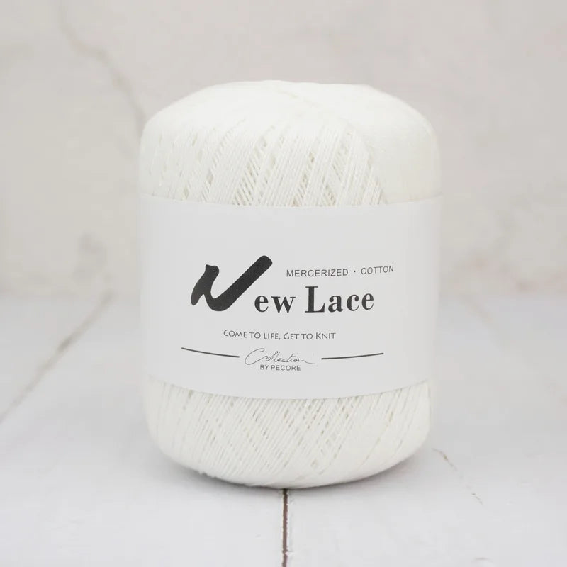 Crochet Yarn 100% Cotton Size 6 Lace