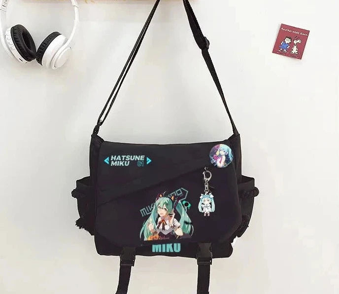 Hatsune Miku Messenger Bag/Back Pack - The Pink Controller 