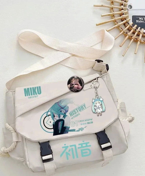 Hatsune Miku Messenger Bag/Back Pack - The Pink Controller 