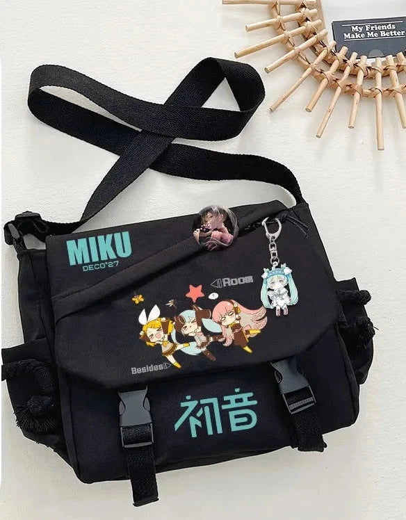 Hatsune Miku Messenger Bag/Back Pack - The Pink Controller 