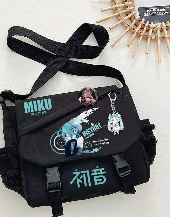 Hatsune Miku Messenger Bag/Back Pack - The Pink Controller 