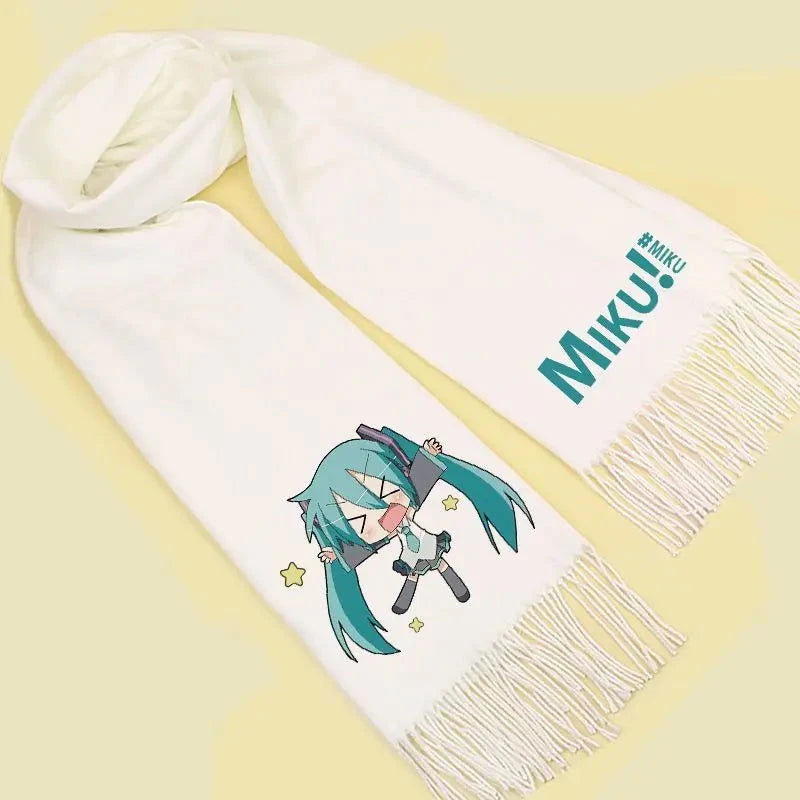 Hatsune Miku Print Scarf - The Pink Controller 