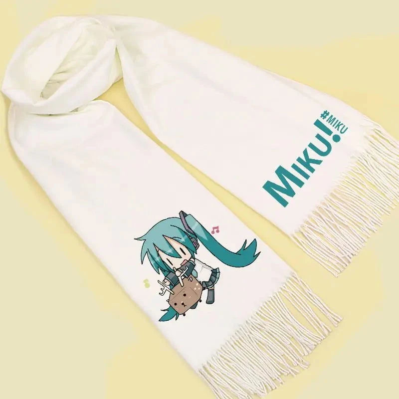 Hatsune Miku Print Scarf - The Pink Controller 