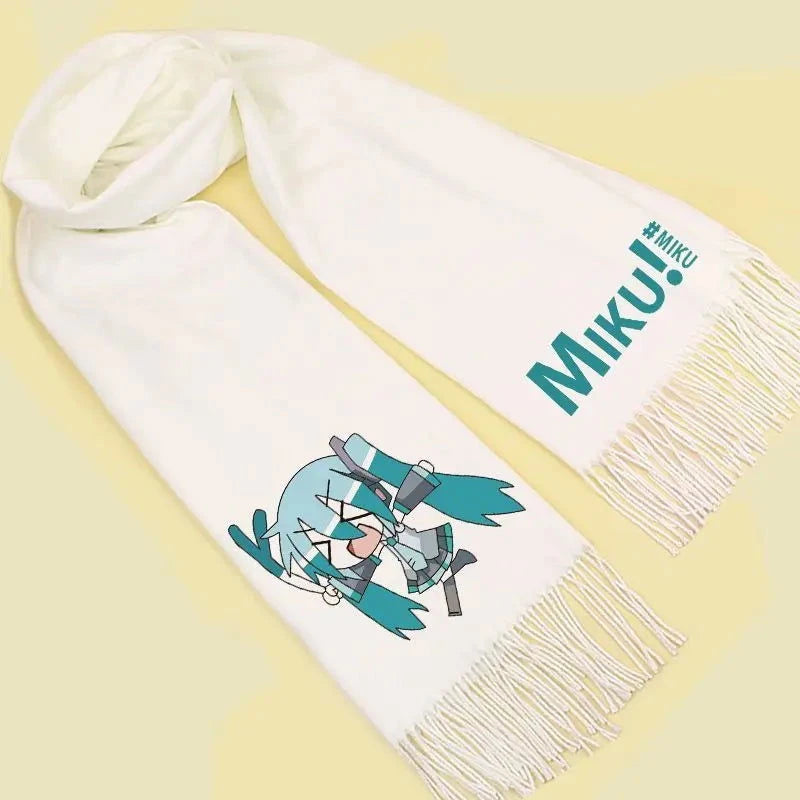 Hatsune Miku Print Scarf - The Pink Controller 