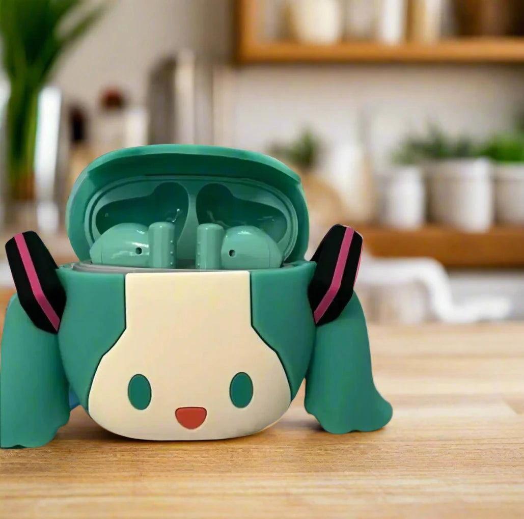 Hatsune Miku Wireless Bluetooth Headphones w/Case - The Pink Controller 