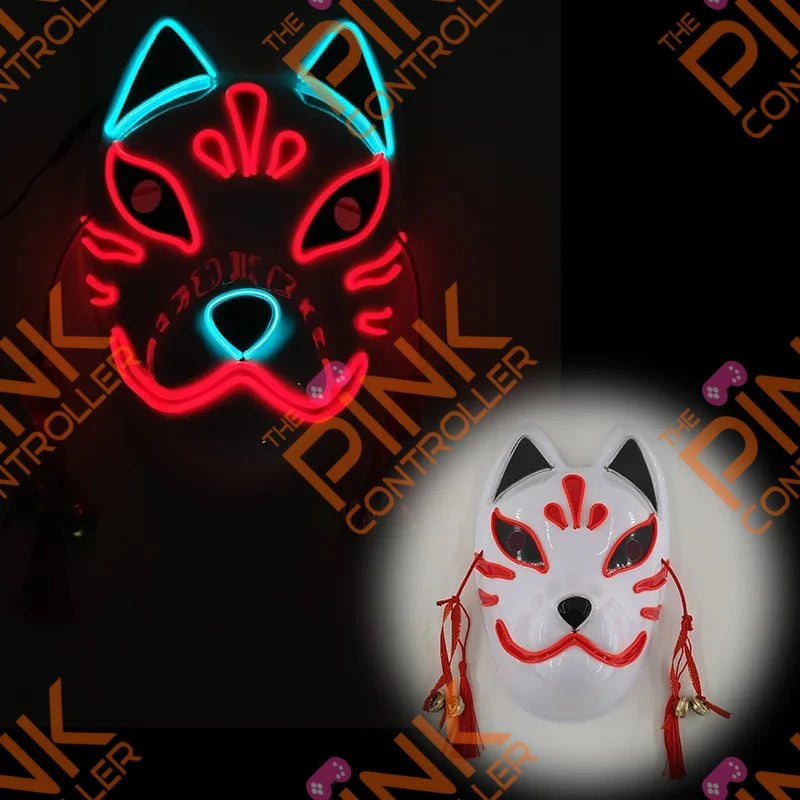 Demon Slayer Glowing LED Mask