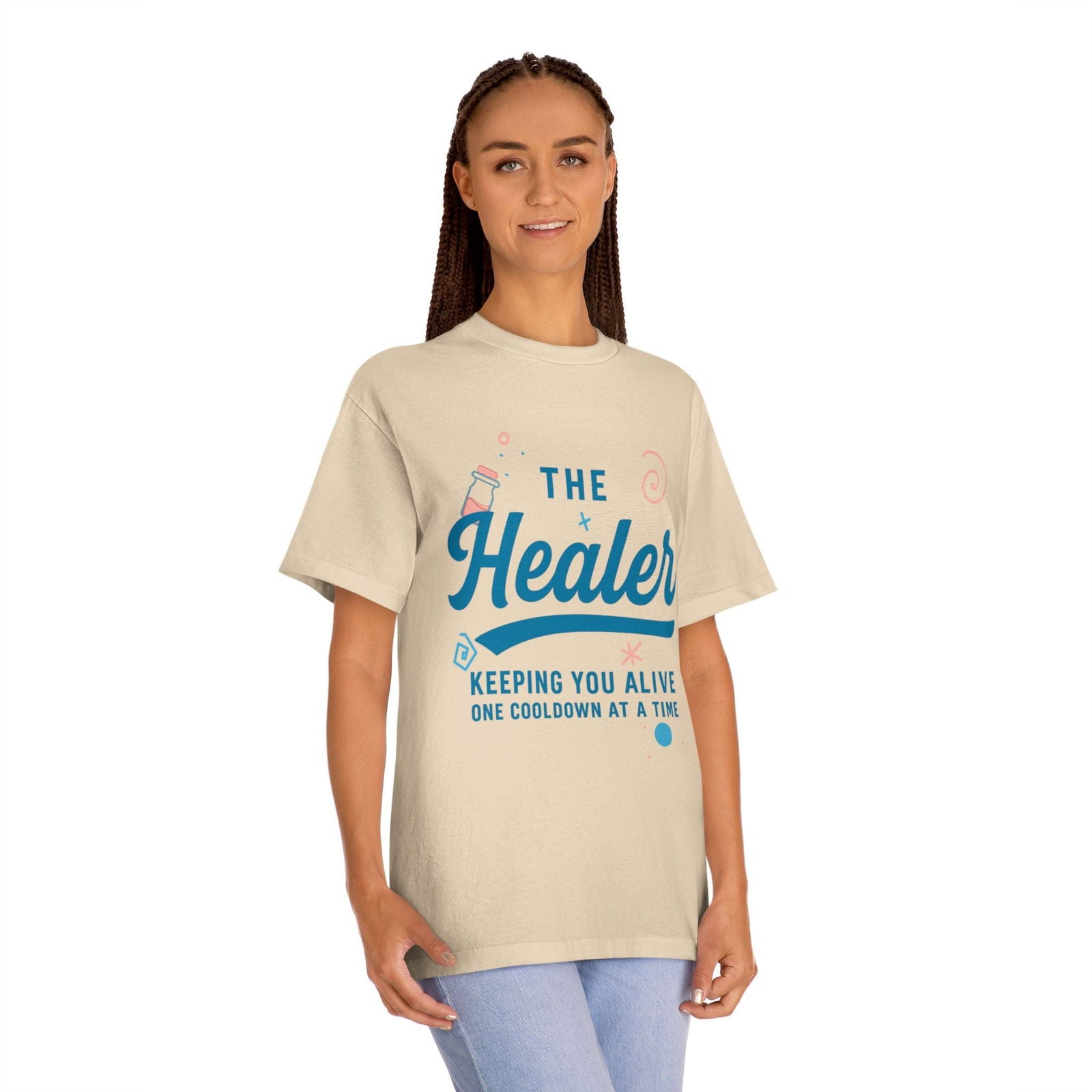 Healer Unisex Classic Tee - The Pink Controller 