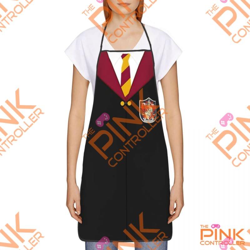 Hogwarts Apron - The Pink Controller 