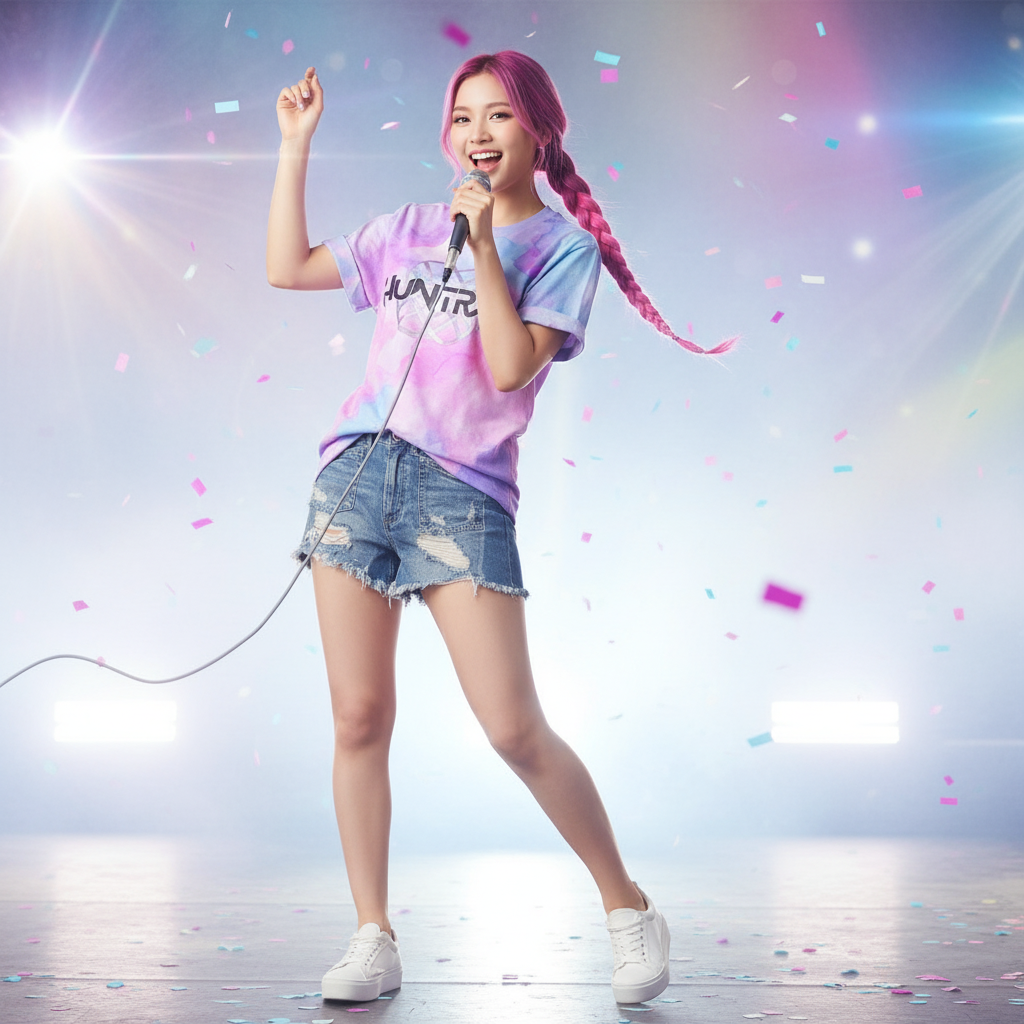 Huntrixx Inspired Tee - The Pink Controller 