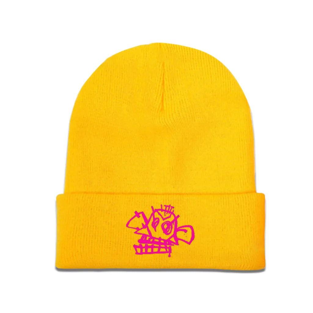 Jinx Monkey Winter Knit Cap - The Pink Controller 