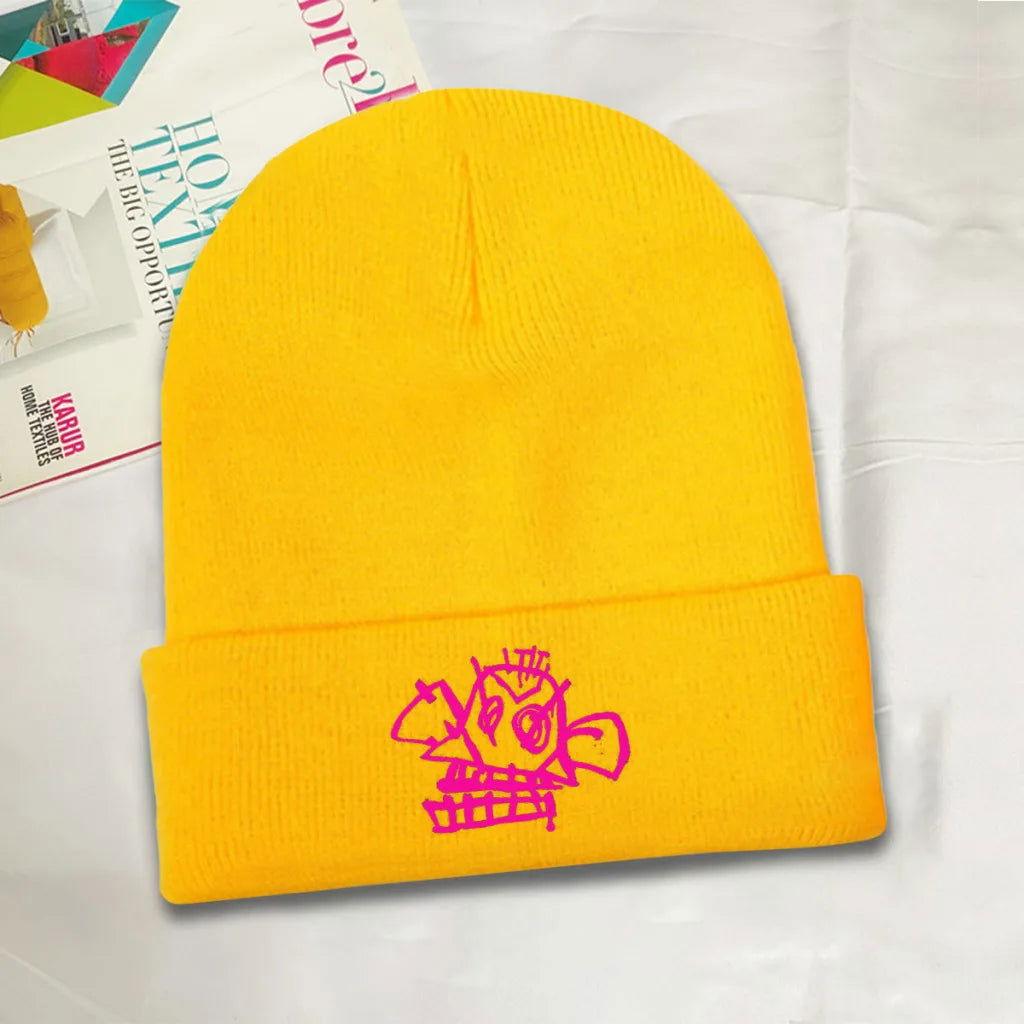 Jinx Monkey Winter Knit Cap - The Pink Controller 