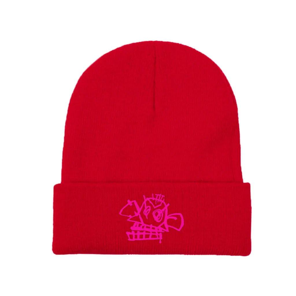 Jinx Monkey Winter Knit Cap - The Pink Controller 