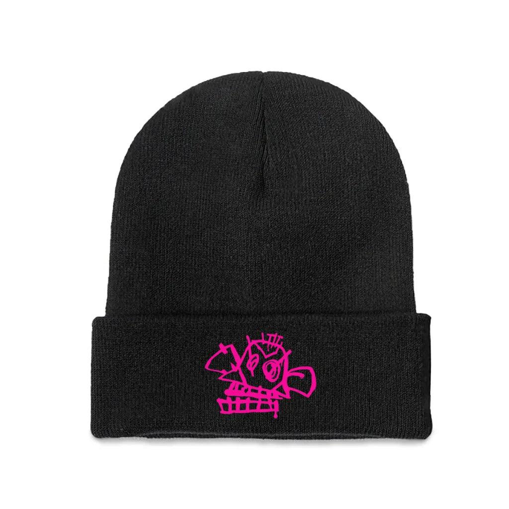 Jinx Monkey Winter Knit Cap - The Pink Controller 
