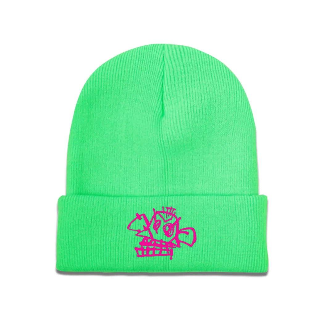 Jinx Monkey Winter Knit Cap - The Pink Controller 