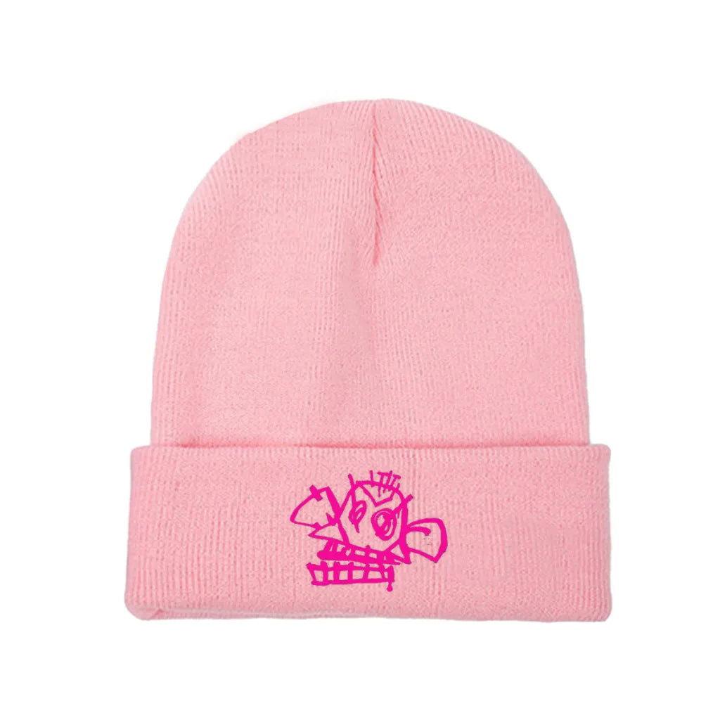 Jinx Monkey Winter Knit Cap - The Pink Controller 