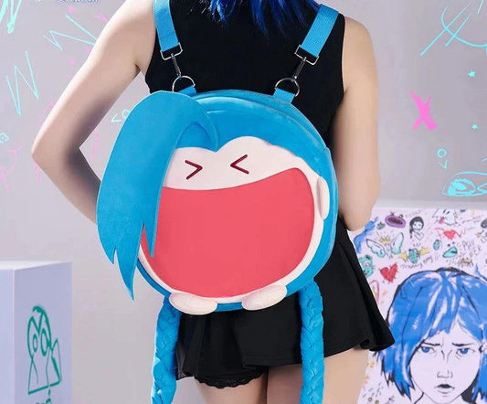 Jinx Plush Backpack - The Pink Controller 