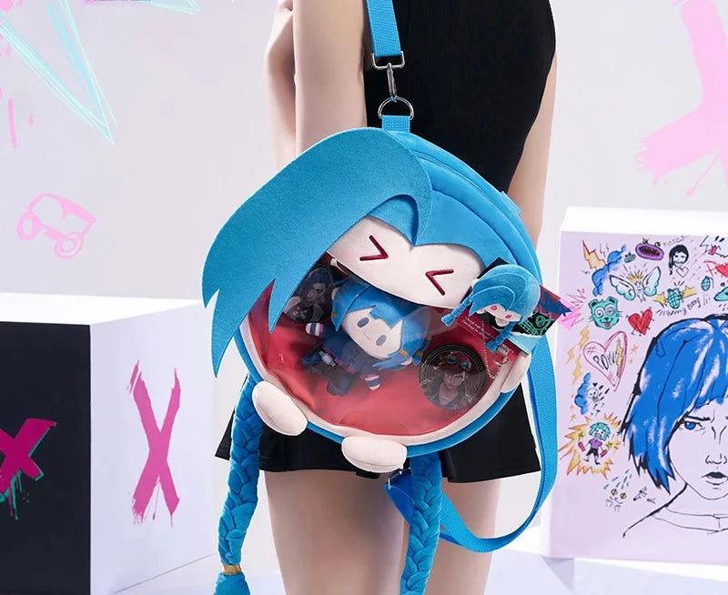 Jinx Plush Backpack - The Pink Controller 