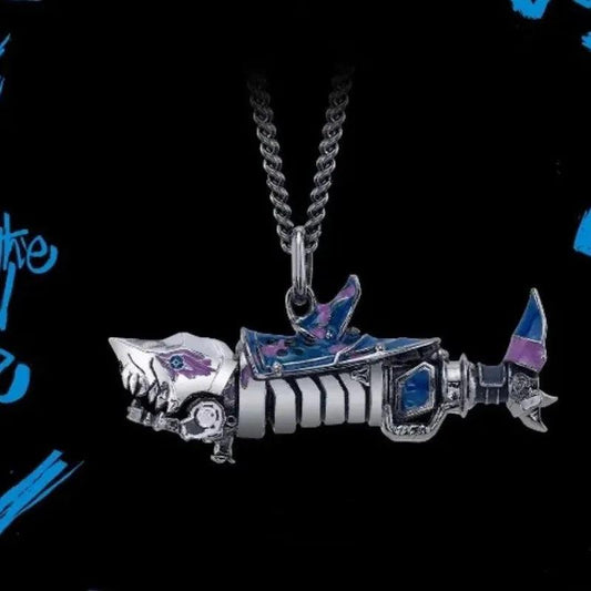 Jinx Shark Necklace - The Pink Controller 