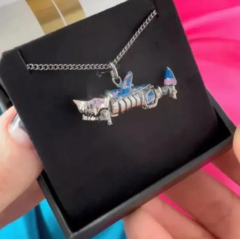Jinx Shark Necklace - The Pink Controller 