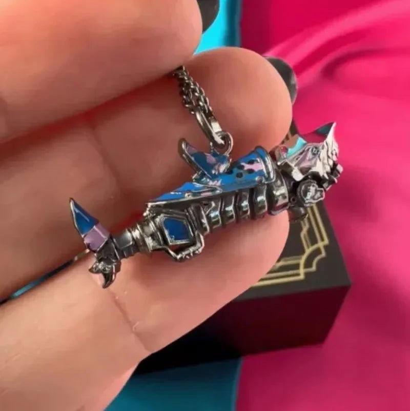 Jinx Shark Necklace - The Pink Controller 