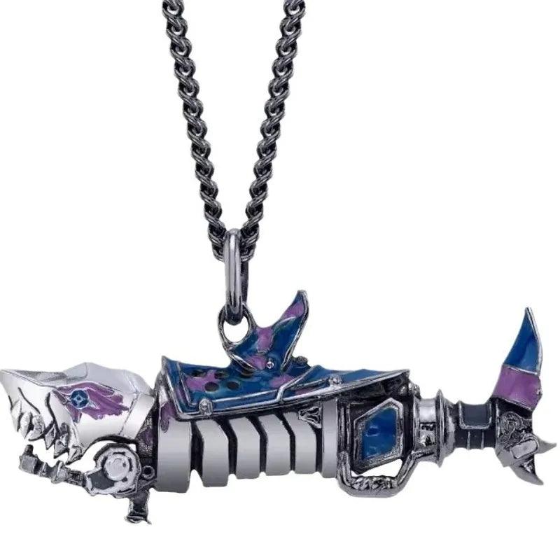 Jinx Shark Necklace - The Pink Controller 