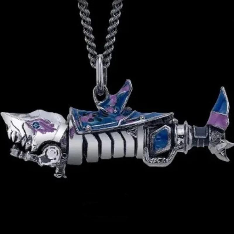 Jinx Shark Necklace - The Pink Controller 