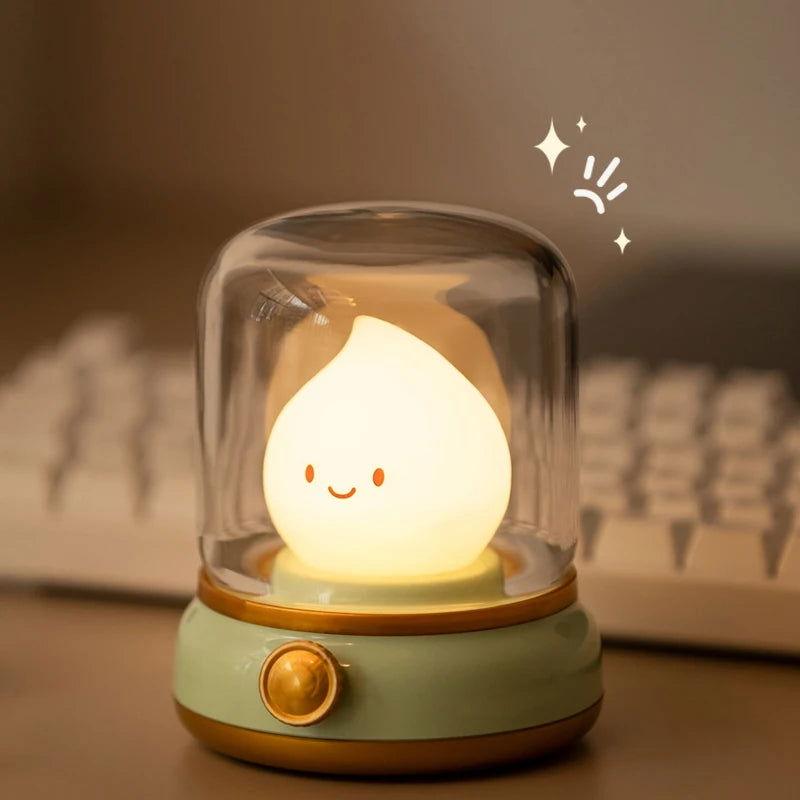 Kawaii Flame-USB Rechargeable Lamp - The Pink Controller 