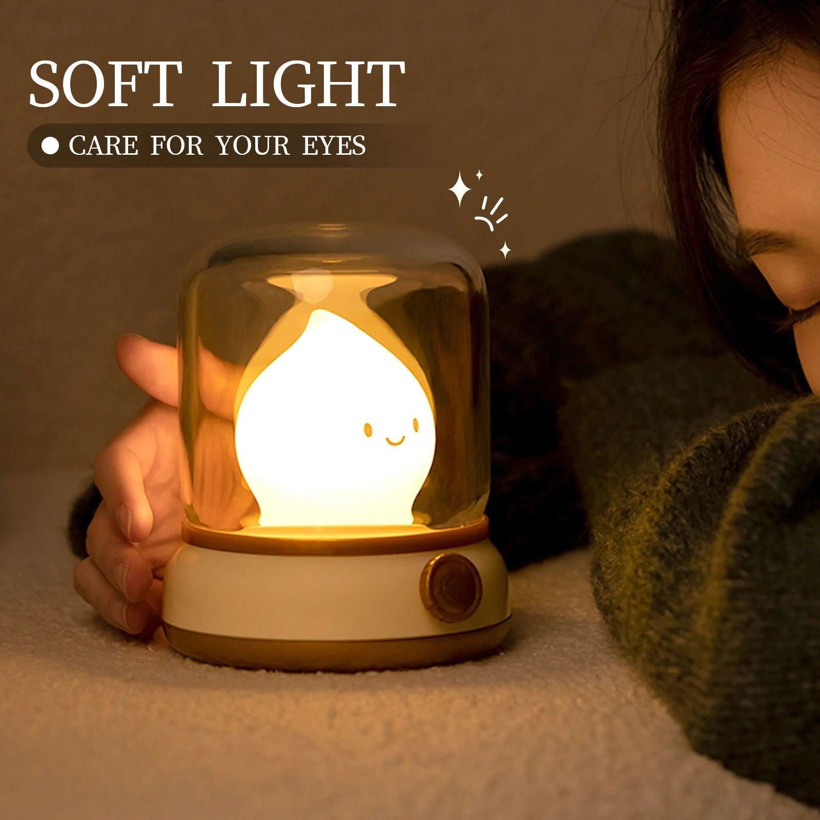 Kawaii Flame-USB Rechargeable Lamp - The Pink Controller 