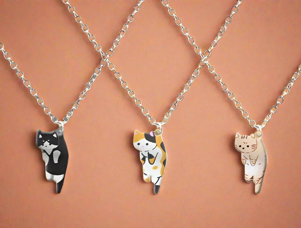 Kitten Charm Necklace - The Pink Controller 