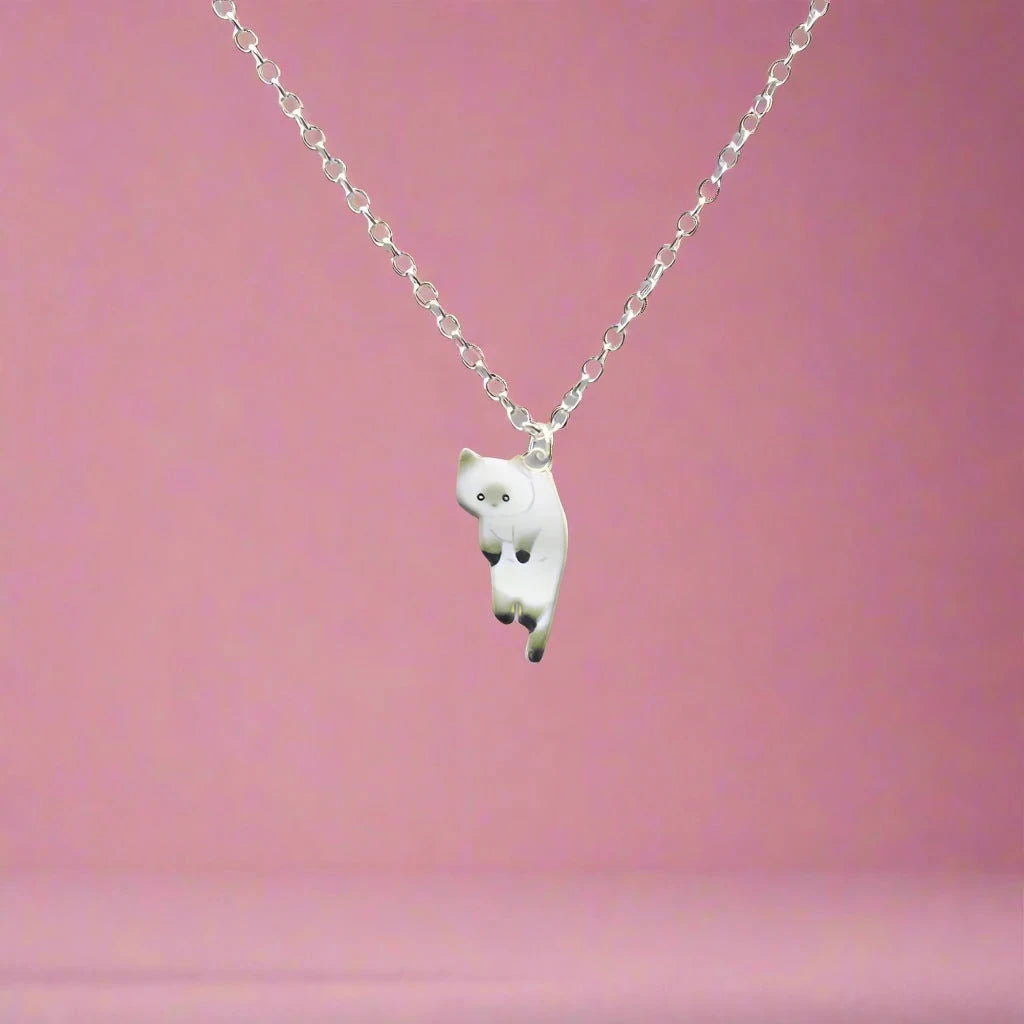 Kitten Charm Necklace - The Pink Controller 