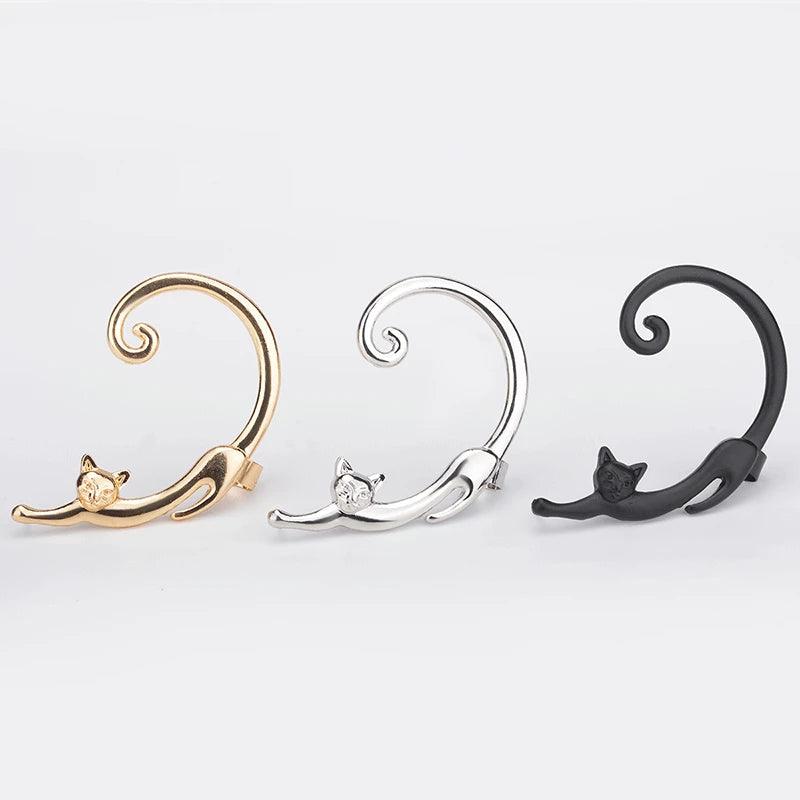 Kitty Ear Cuff Earrings-The Pink Controller - The Pink Controller 