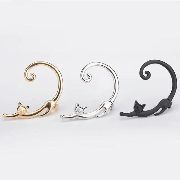 Kitty Ear Cuff Earrings-The Pink Controller - The Pink Controller 