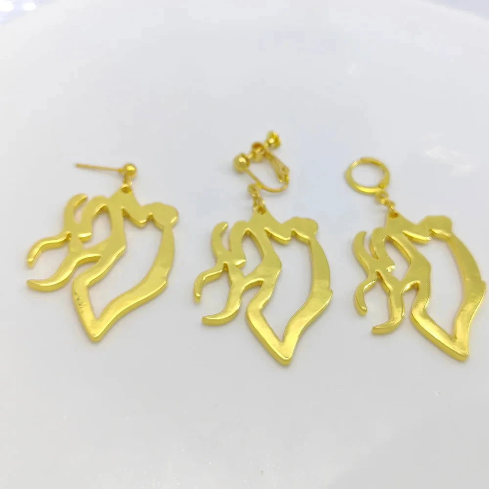 Kpop Demon Hunter Drop Earrings - The Pink Controller 