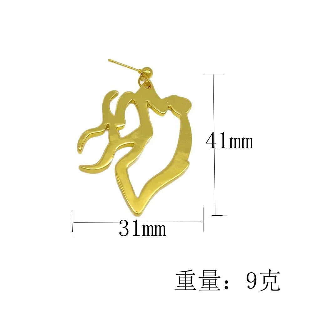 Kpop Demon Hunter Drop Earrings - The Pink Controller 