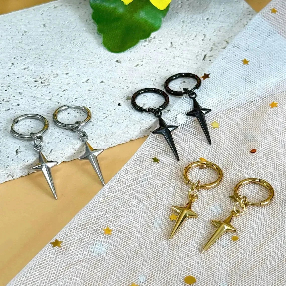 Kpop Demon Hunter Drop Earrings - The Pink Controller 