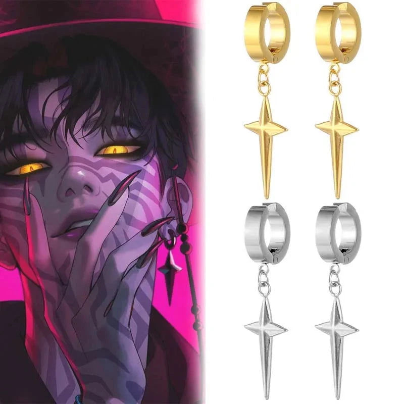 Kpop Demon Hunter Drop Earrings - The Pink Controller 