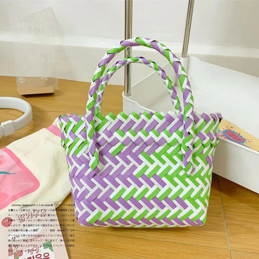 Kuromi Cinnamon Woven Bag - The Pink Controller 
