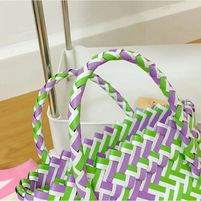 Kuromi Cinnamon Woven Bag - The Pink Controller 