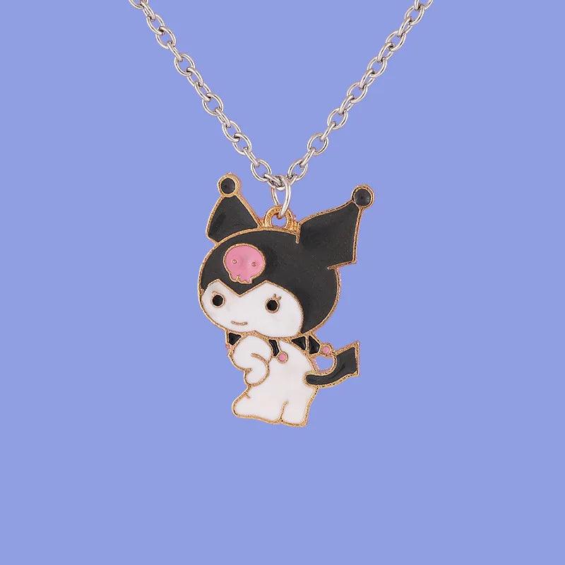 Kuromi Pendant Necklace - The Pink Controller 